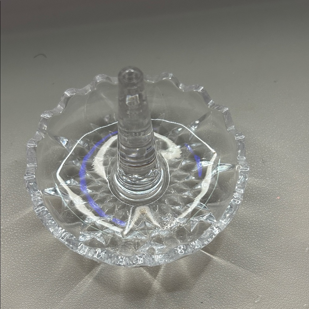 Clear Glass Ring Holder